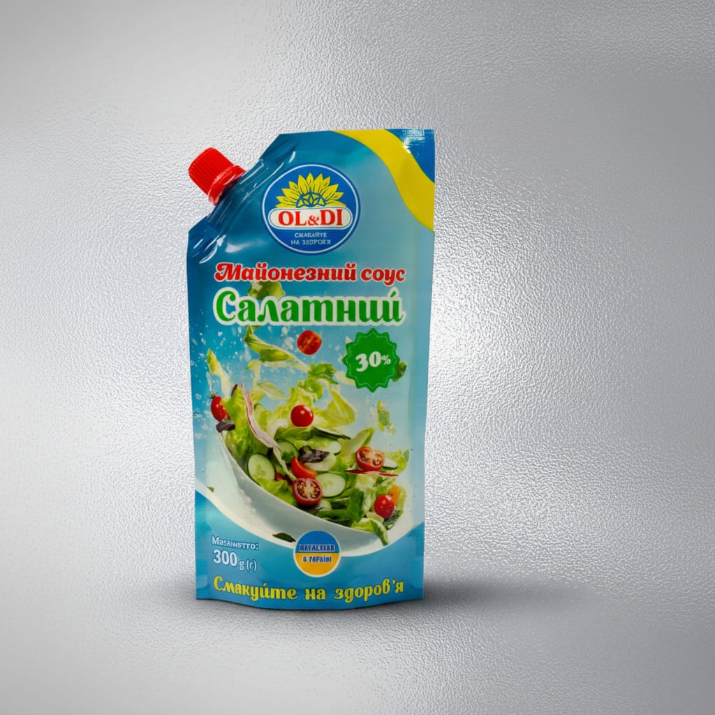 Майонезний соус “Салатний” 30% Дойпак 300 г.